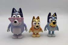Bluey Family  Friends Action Figures NANA w/BLUEY  BINGO Grandma Set