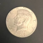 Kennedy Half Dollar Silver 40% Percent 1967  50c 1 Coin VTG
