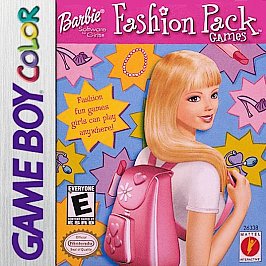 Barbie Fashion Pack Games (Nintendo Game Boy Color, 2000)