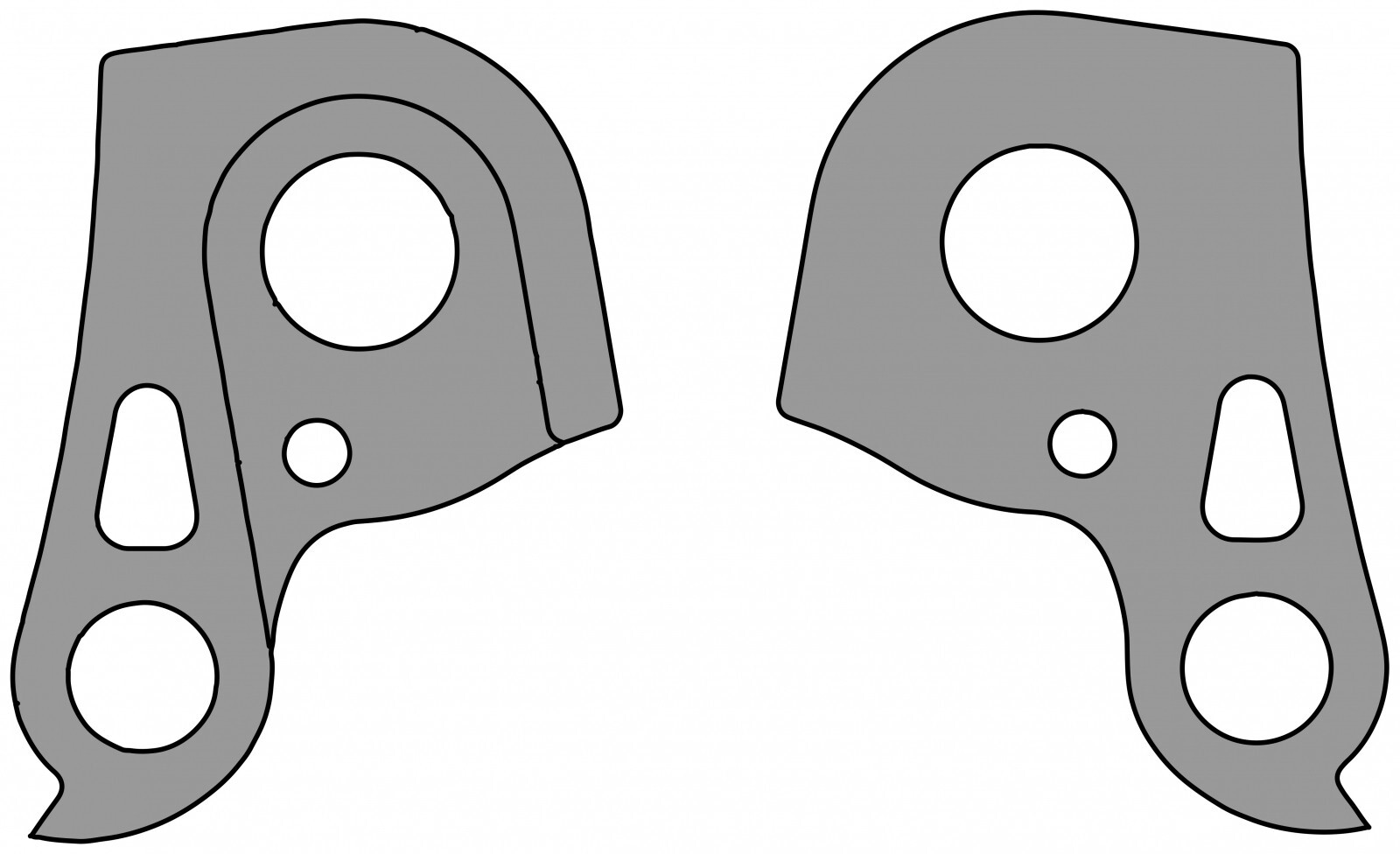 Forcellino Cambio Kross DP-15 Alluminio