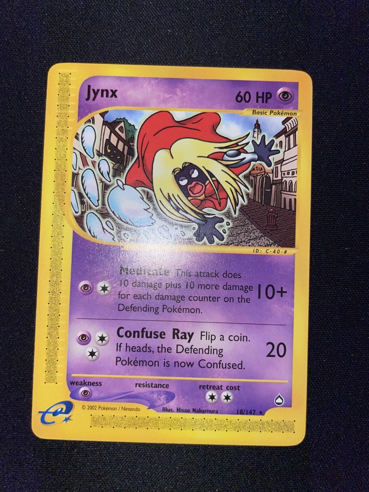 Pokémon Aquapolis Jynx 18/147 NM/M