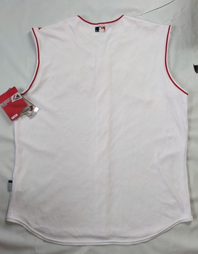 NWT MADE IN USA!! MAJESTIC COOL BASE ANAHEIM ANGELS AUTHENTIC VEST SIZE 56 - Picture 2 of 11