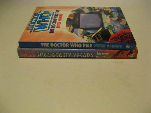 The Doctor Who File+Early Years Haining,Bentham Dr. lot W.H.Allen 1986 - Imagen 3 de 3