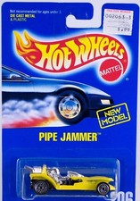 Hot Wheels No. 206 Pipe Jammer UH's Solid Blue Card 1993 New On Card