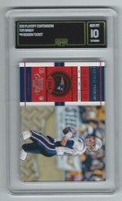 2011 Panini Contenders Tom Brady #9 season Tickets Graded Card GMA 10 gem mint