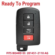 Fit For 2014-2019 Toyota Highlander Keyless Remote Key FOB HYQ14FBA  281451-2110