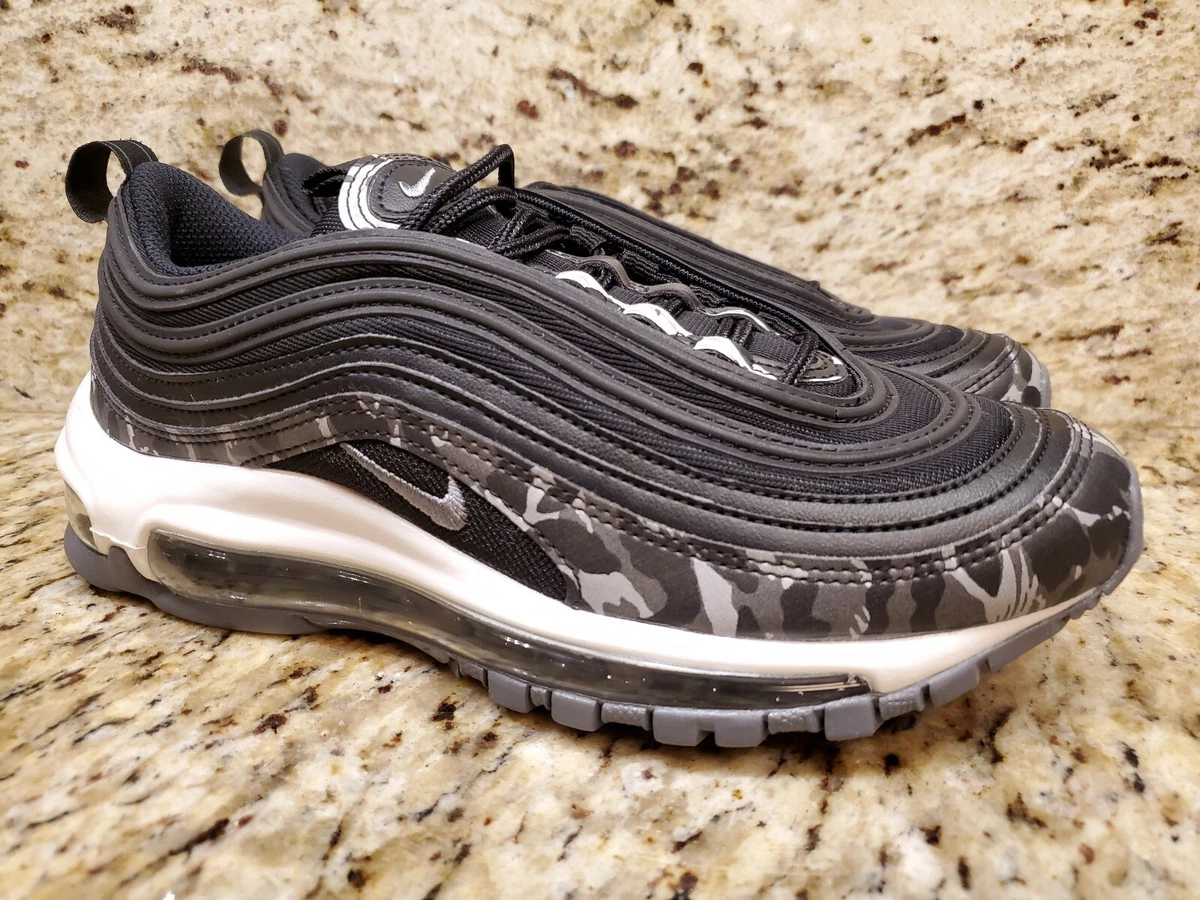 WMNS Nike Air Max 97 PRM Future Foward SZ 6 Black White Camouflage 917646 005