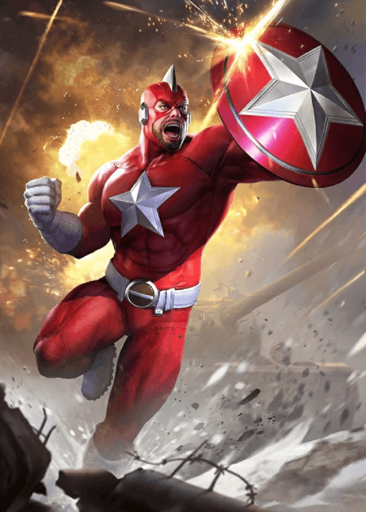 Red Guardian Marvel Comics Custom Art Trading Card Thick C351 | eBay