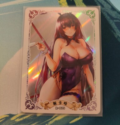Scathath Fate GO Grand Order Cute R75 ACG Goddess Hot Waifu Card Doujin Anime 