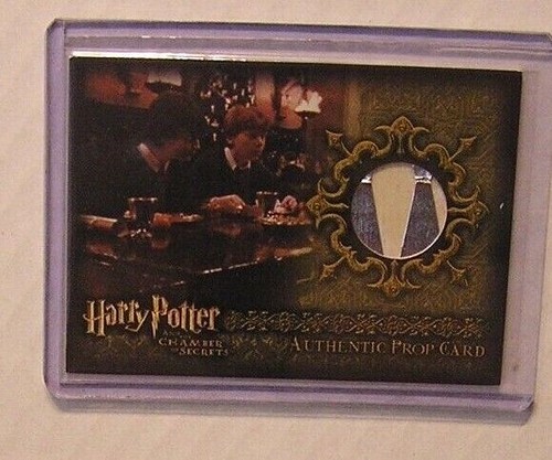 Harry Potter-COS-Screen Used-Relic-Film-Prop Card-Christmas Crackers-Wrapper - Picture 3 of 5