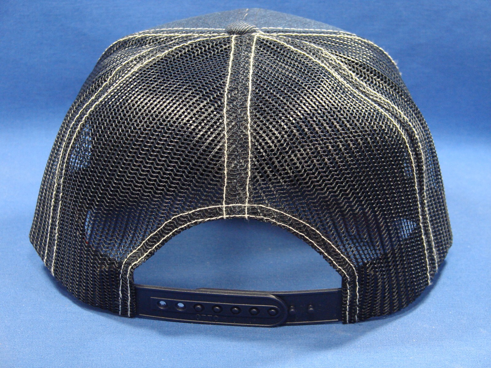 Oliver Tractor Hat - Denim Mesh - Fleetline Logo - Trucker - Snapback