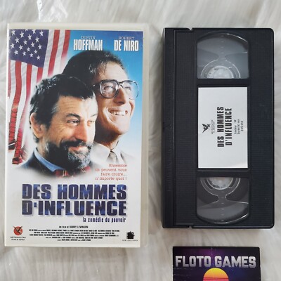 Original VHS DE: Hommes of Influence - D Hoffman R De Niro - Floto Games