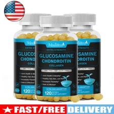 3Bottles Glucosamine Chondroitin Capsules,With Collegan MSM, Joint Health