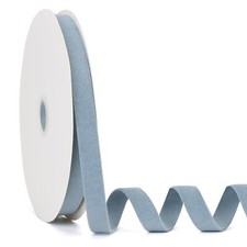 5/8 Inch Dusty Blue Velvet Ribbon 20 Yards Double Faced for Gift Wrapping