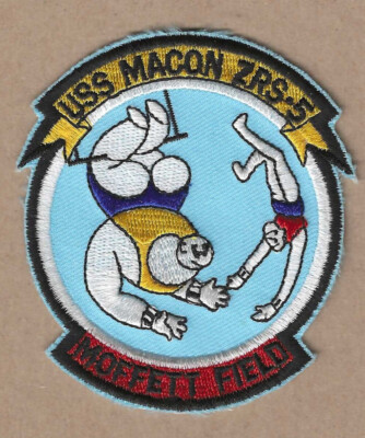 USS Macon ZRS-5 Moffet Field 3 1/2'' Wide Patch