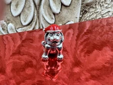 Pandora Sterling Silver Red Enamel Christmas Cute Dog Puppy Charm 925 ALE