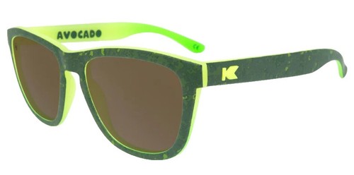 Knockaround Sunglasses Olive Crystal Frame Smoke Lens Green  display picture 3