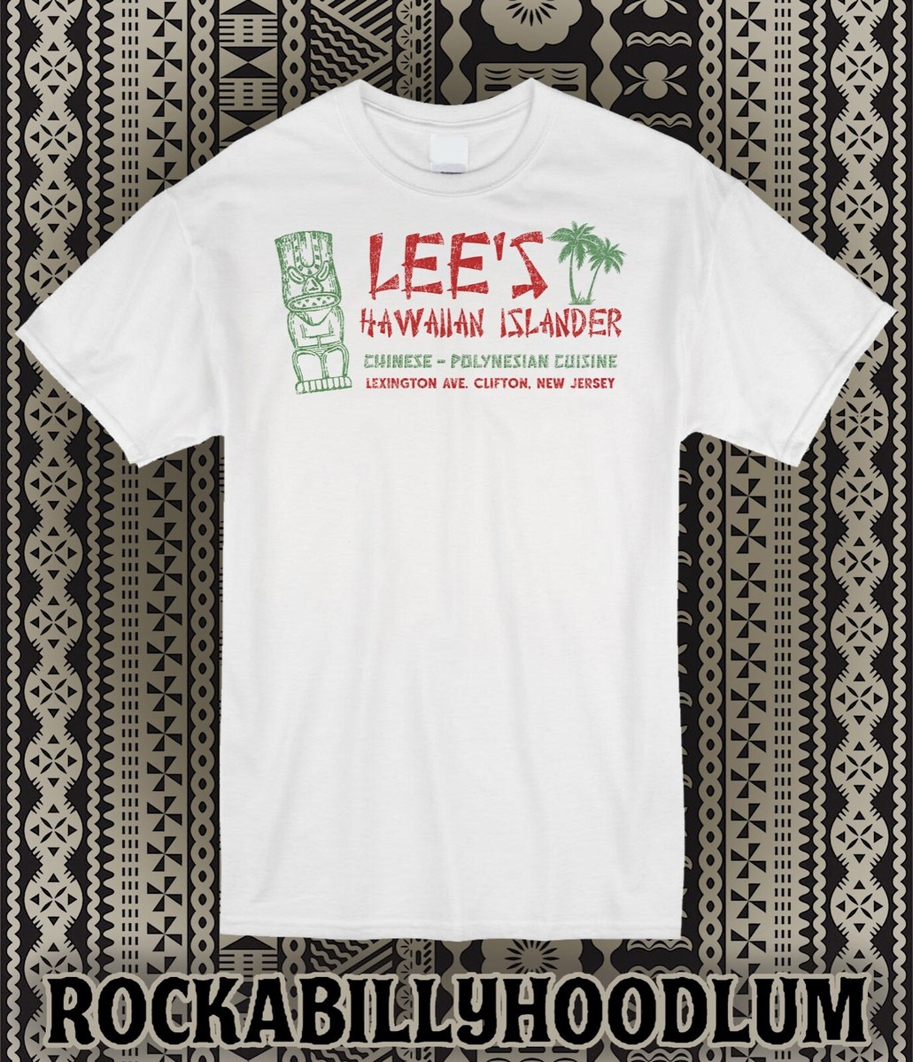 Retro Tiki Art Tee T Shirt Bar Mug Restaurant Lees Lee's Hawaiian