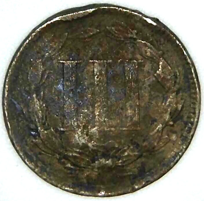 1866-P 3C Three Cent Nickel 19hto0728 - Image 2 of 2