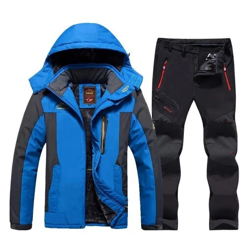 Men's Ski Suit Windproof Waterproof Warm SnowCoat Winter Skiing And Snowboarding - Image 2 of 4