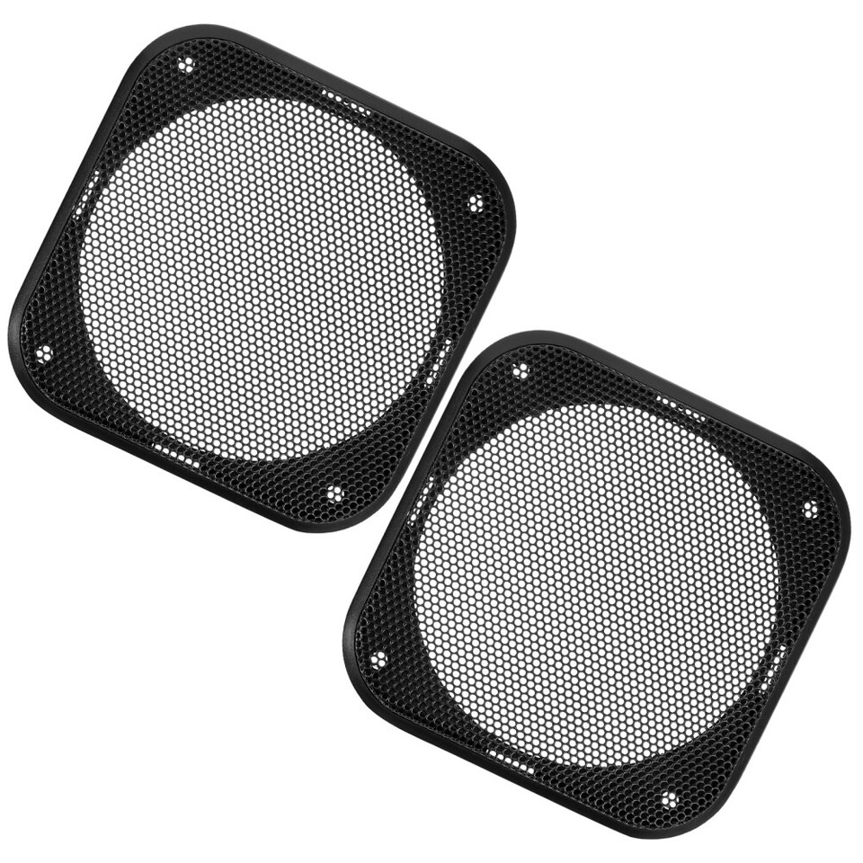 2 Pcs Speaker Grille Subwoofer Utv Outdoor Square Mesh Tripods Car Mini