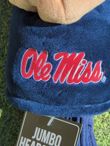 Ole Miss Mascot NCAA Jumbo Headcover Team Golf Extra Long Sock - Picture 3 of 9