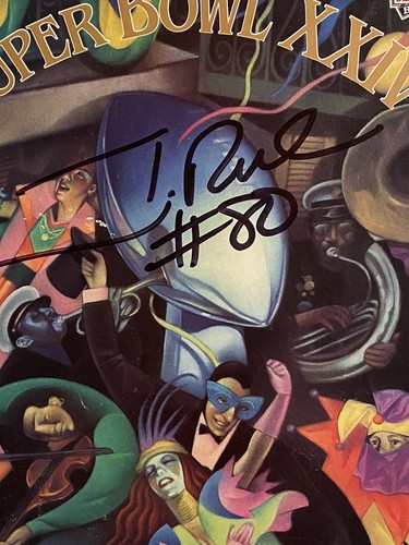 Jerry Rice Goat 🐐Autographed 49ers Signed Super Bowl 24 Program Jsa Certified - Picture 7 of 9