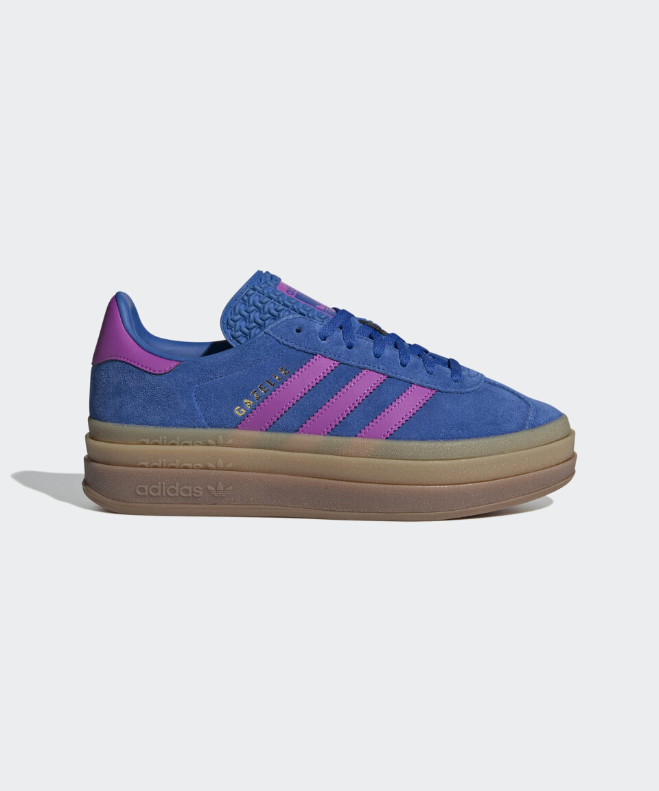 Adidas Gazelle Bold W - Сине-фиолетовый / IG4367 / Женские кроссовки-ботильоны в срочном порядке