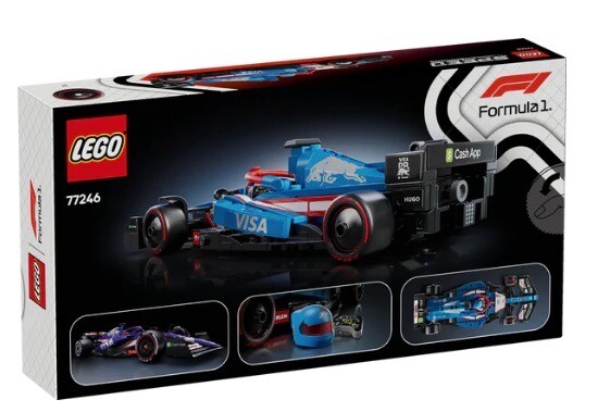LEGO 77246 Visa Cash App RB VCARB 01 F1 Race Car - Speed Champion