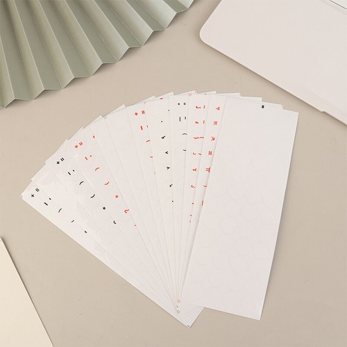 Round Keyboard Sticker Transparent Keyboard Cover For Laptop Accessories - 第 9/24 張圖片
