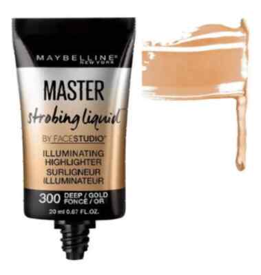 Maybelline NY Master Strobing Liquid New & Sealed ~3pk~ #300 Deep/Gold