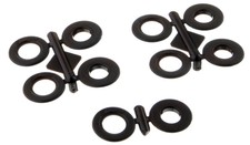 RPM Snap Tite Body Savers 6mm Posts Black Rpm80332 for sale online