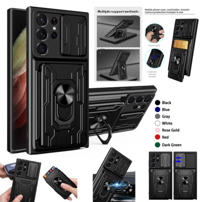 For Samsung Galaxy S26 S25 S24 S23 S21 S20 Magnetic Ring Stand Rugged Phone Case