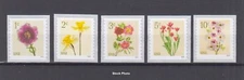 US Postage - 2024 Flower coil Singles - 5902 - 5906 - Tulips, Peonies, Poppies