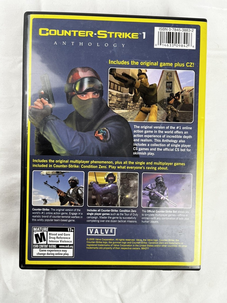 Counter-Strike 1 Anthology カウンターストライク PC CD-ROM Counter-Strike 1: Anthology in case | eBay