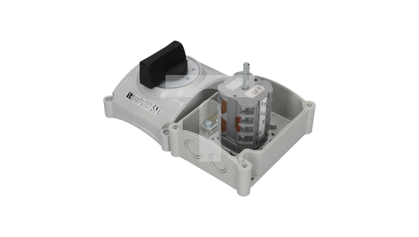 Cam switch 0-1 4P 25A in housing ŁK25R-2.8210OB2 /T2UK