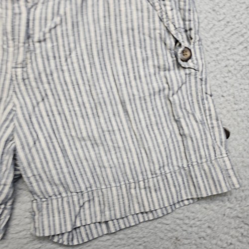 Bermuda casual blu a righe Gap taglia 10 frontali piatti casual - Foto 6 di 14