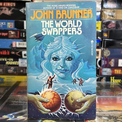 The World Swappers by John Brunner 70 s Ace Edition Paperback Vintage Sci-Fi