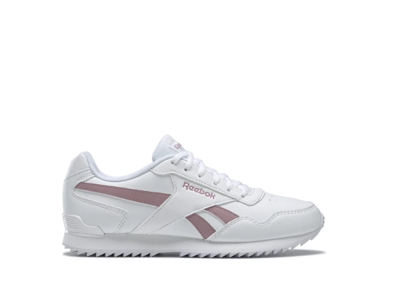 Reebok Royal Glide Ripple Clip Ladies Trainers White UK 4.5 US 7