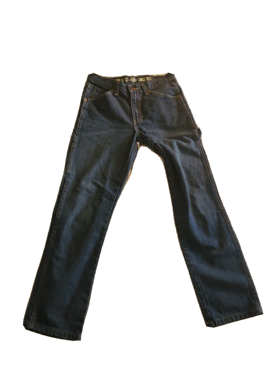 Dickies Carpenter Painter Pants Girl Jeans Sz 12 Blue Kids