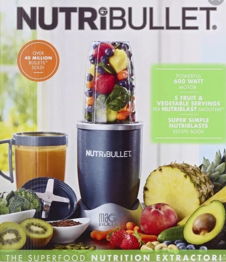 Magic Bullet NutriBullet Nutrition Extraction 8-Piece Mixer, Blender, As  Seen on TV