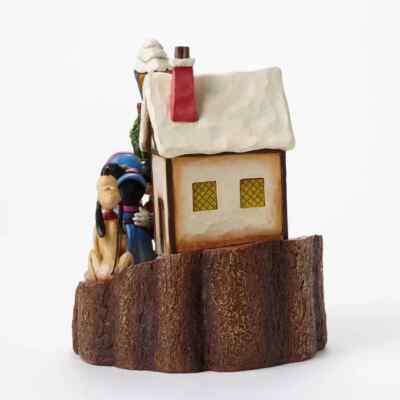 ディズニー Enesco Showcase “Holiday Harmony” Disney*HOLIDAY HARMONY*Light Up*NIB*JIM SHORE*Mickey*MINNIE*Pluto