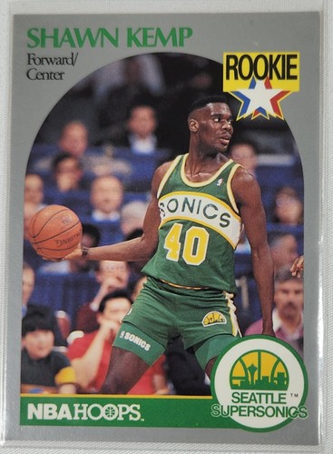 1990 NBA Hoops SHAWN KEMP #279 Rookie Card (Aus Seller) - Picture 2 of 3