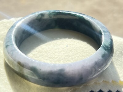 Green Burmese Type A Jadeite Bangle 58mm Authentic Jade Bracelet