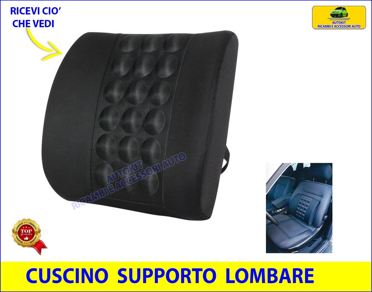 Cuscino Lombare Auto Sedile Schiena Supporto Terapeutico