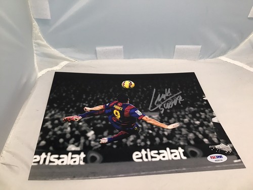 Luis Suarez Signed FC Barcelona 8x10 Photo Autographed Soccer PSA/DNA COA 1A - Picture 2 of 4