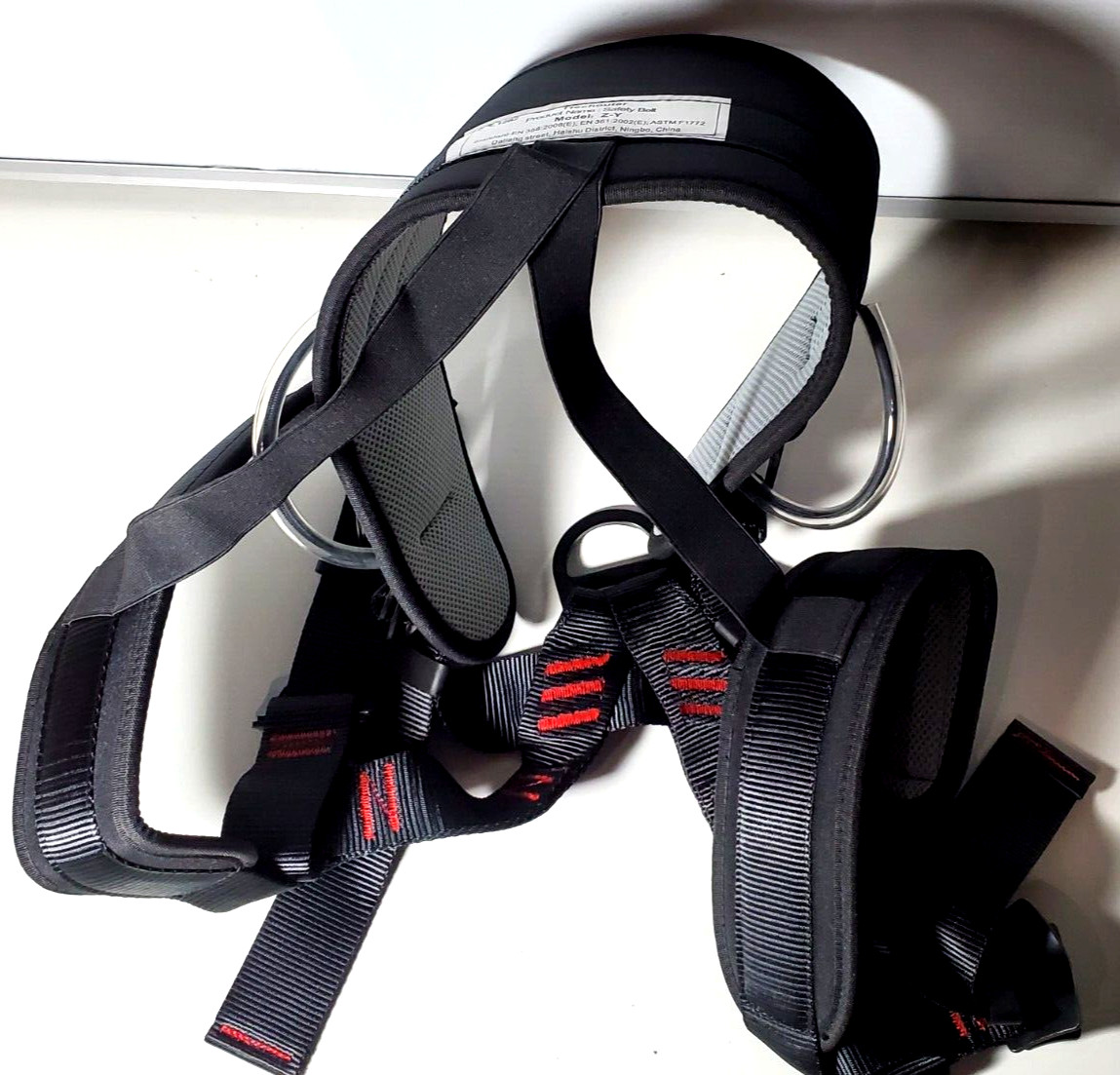 Safety Belt Professional Climbing Belt for Mountaineering Black by Ttechouter ZY