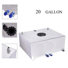 Usa 20 Gallon Lightweight Polished Aluminum Race Drift Fuel Cell Tank