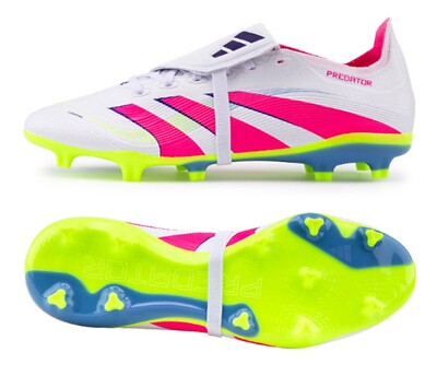 Adidas Men PREDATOR League FT FG Cleats White Football Soccer Boot