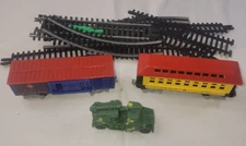 C&C Railways Toy Plastic Train Cars & Tracks Made In Japan